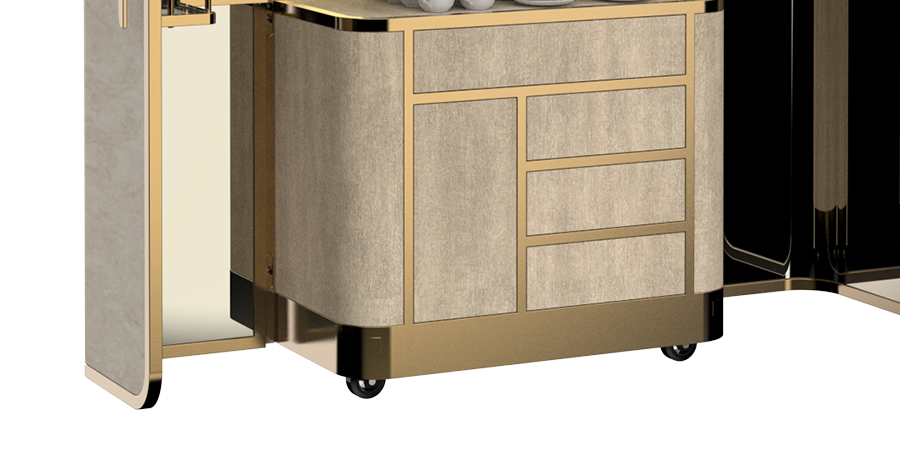 内置承重静音轮