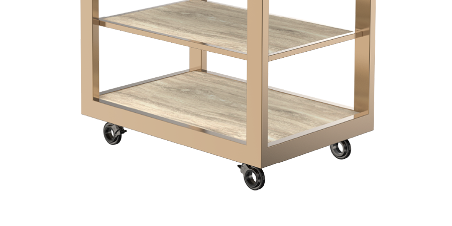 内置承重静音轮