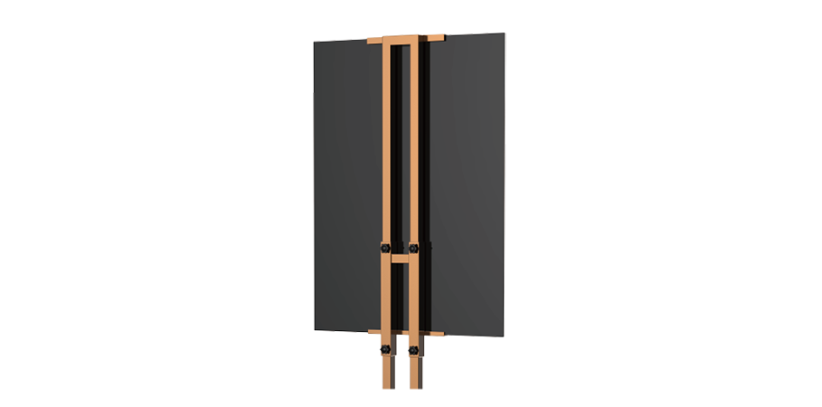 Adjustable height clip for diﬀerent size board